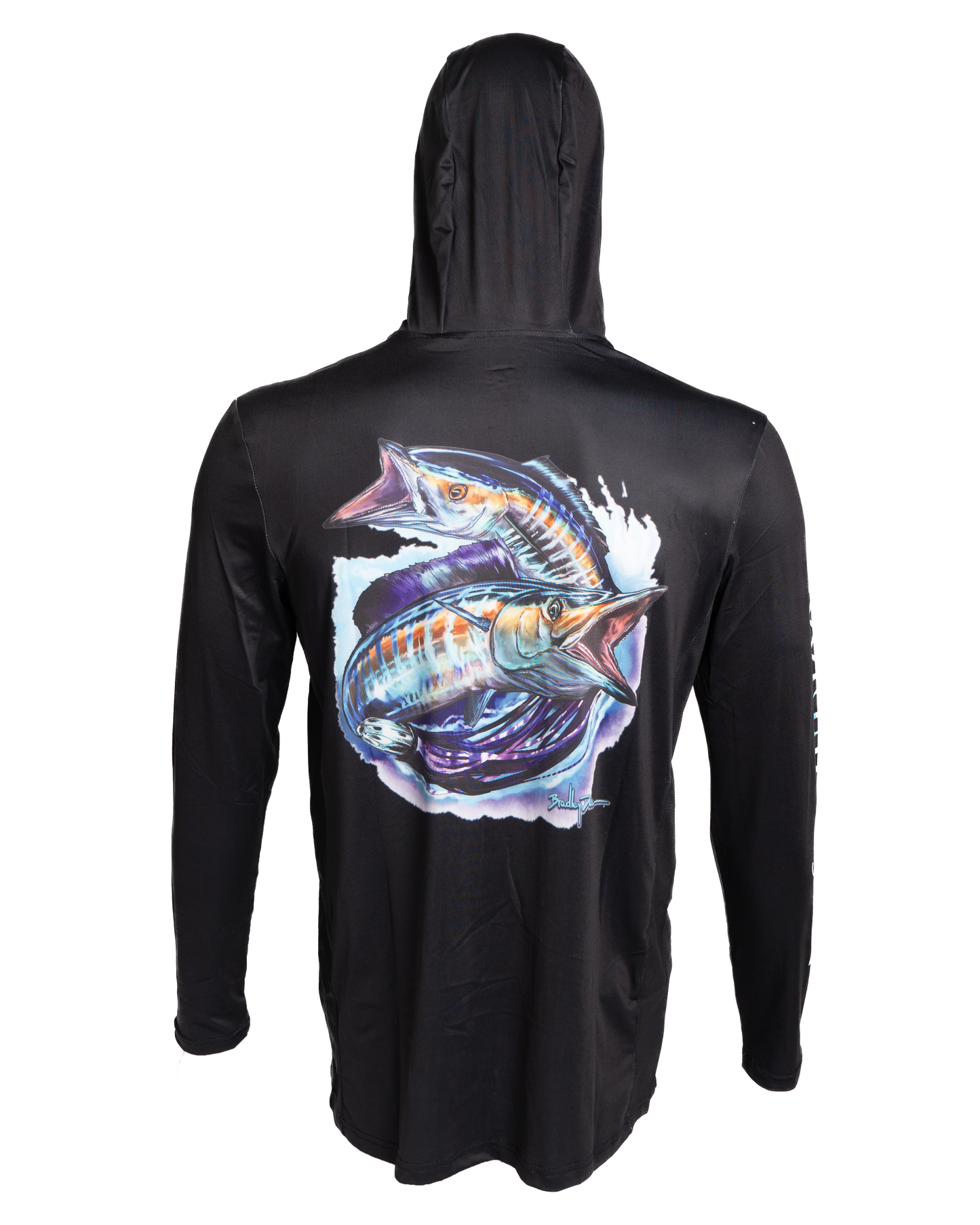 Wahoo Fury Fishing Hoodie with UPF Protection – Perfect for the Bold Pirate at Sea