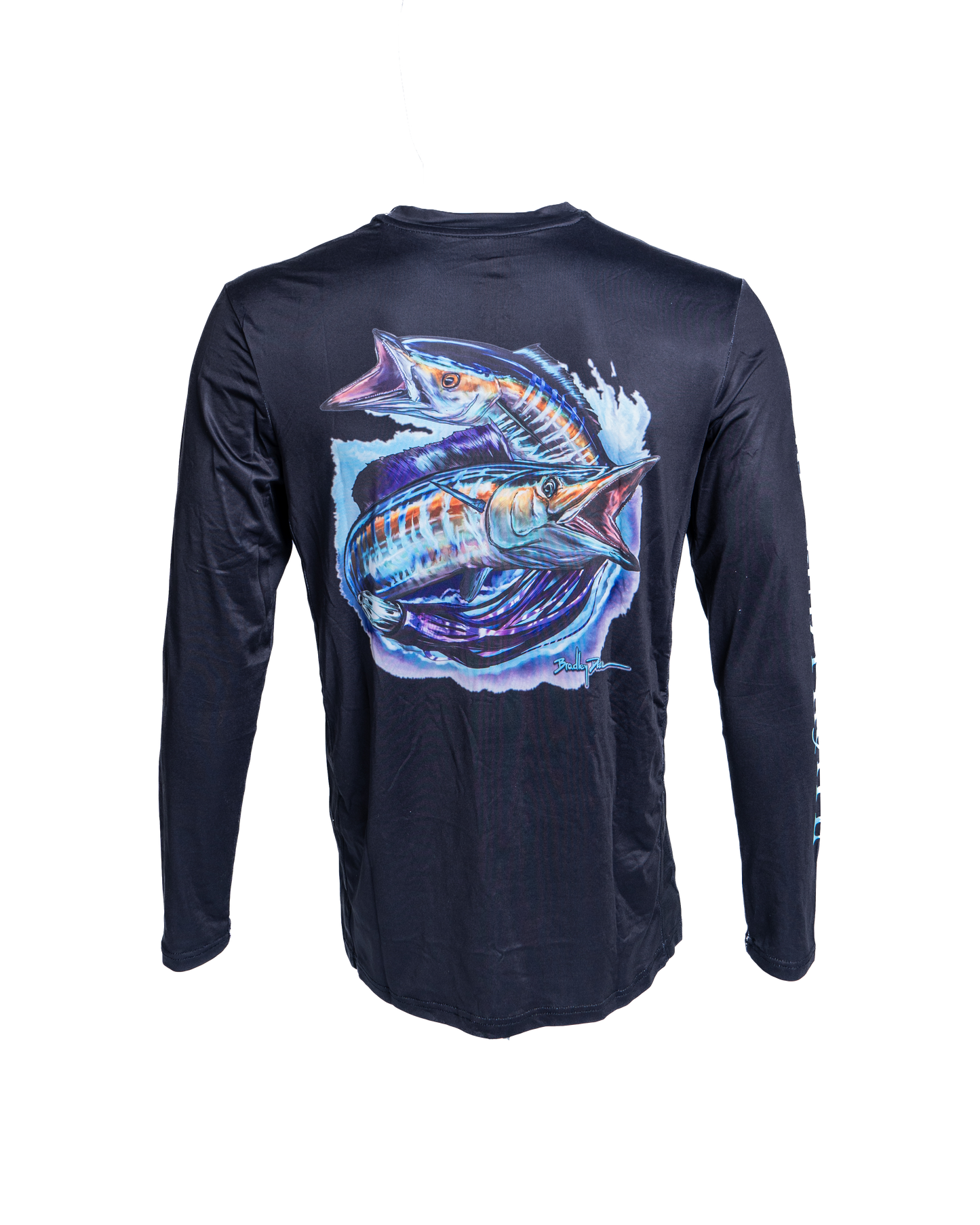 Men's Black Long Sleeve UPF Shirt - UV Protection & Comfort for Outdoor Activities