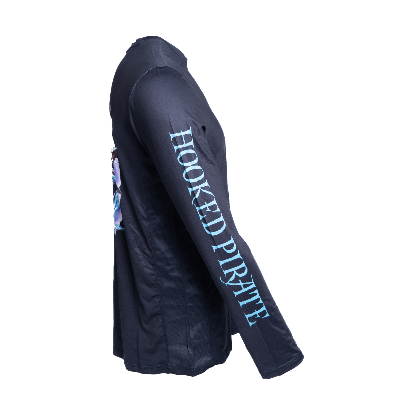 Men's Black Long Sleeve UPF Shirt - UV Protection & Comfort for Outdoor Activities