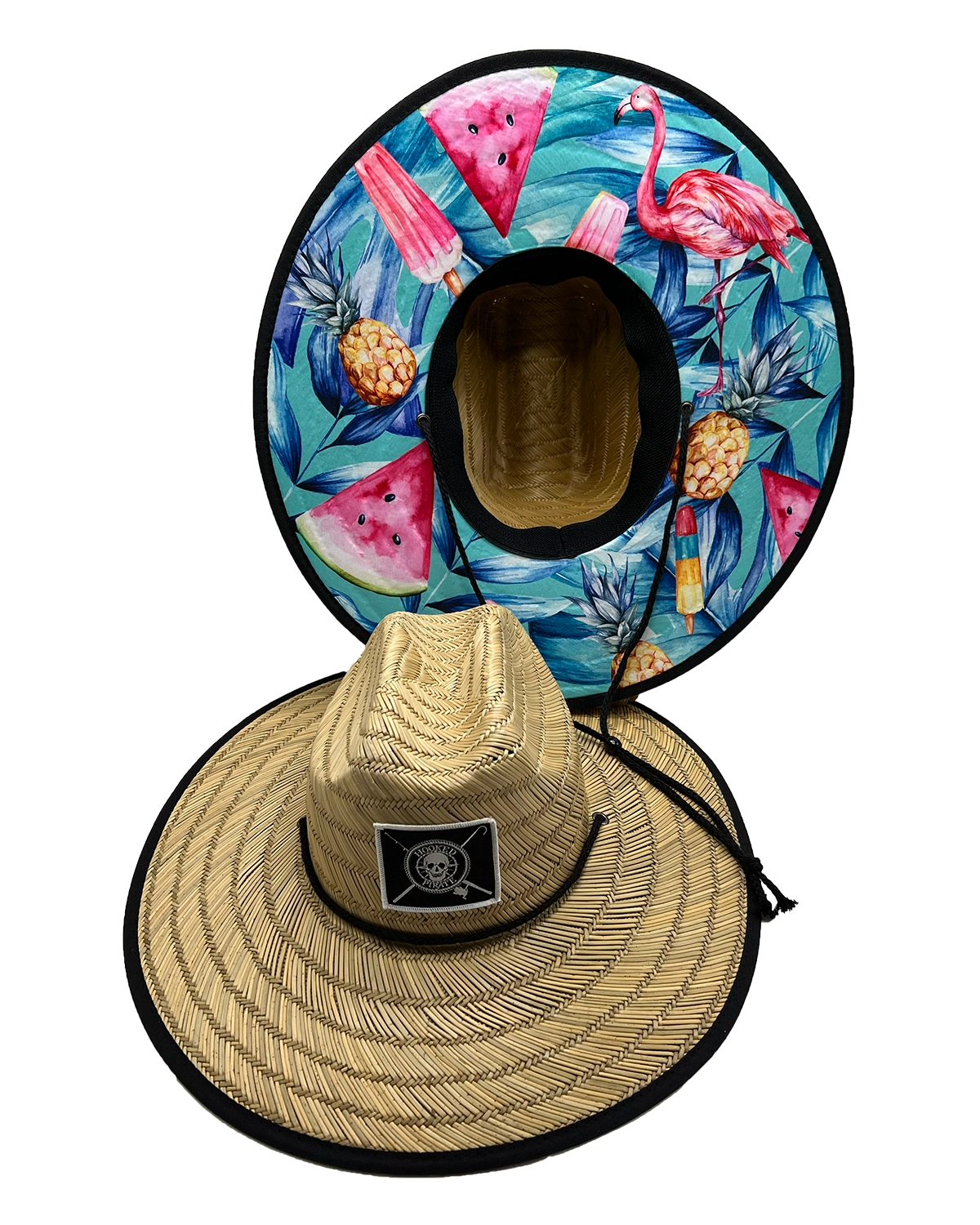 Florida Paradise Straw Hat with UPF Protection - Perfect for Outdoor Fun