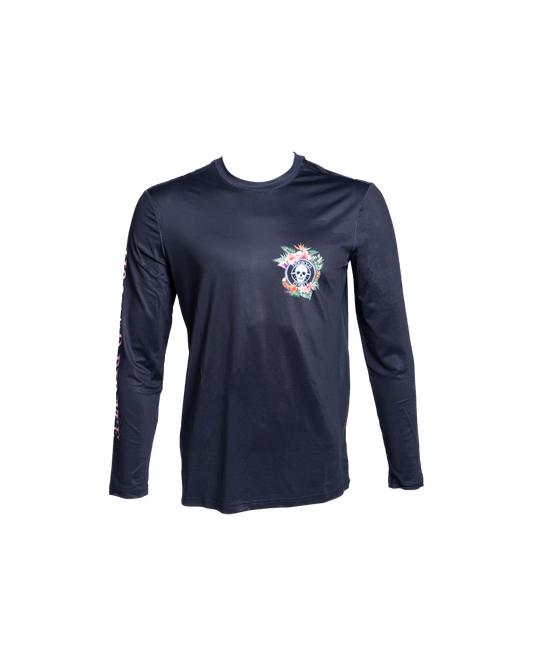 Unisex Hawaiian Long Sleeve UPF Shirt - UV Protection & Comfort for Outdoor Activities