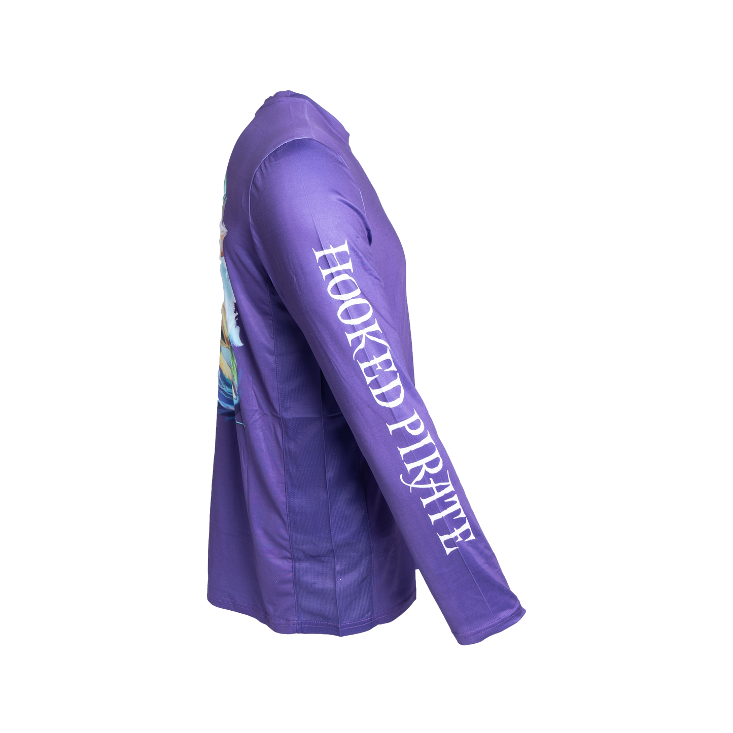 Men's Purple Long Sleeve UPF Shirt - UV Protection & Comfort for Outdoor Activities
