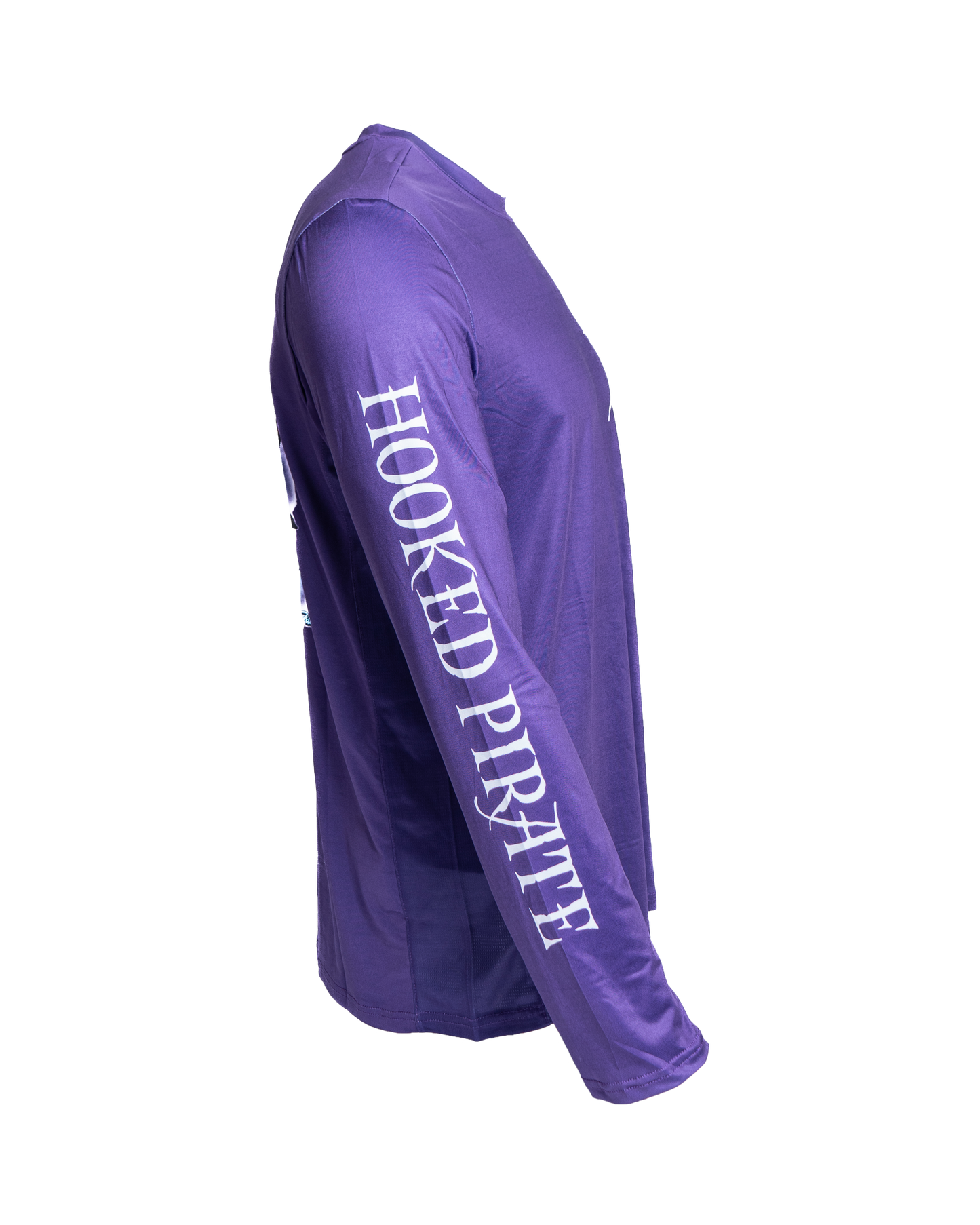 Men's Purple Long Sleeve UPF Shirt - UV Protection & Comfort for Outdoor Activities