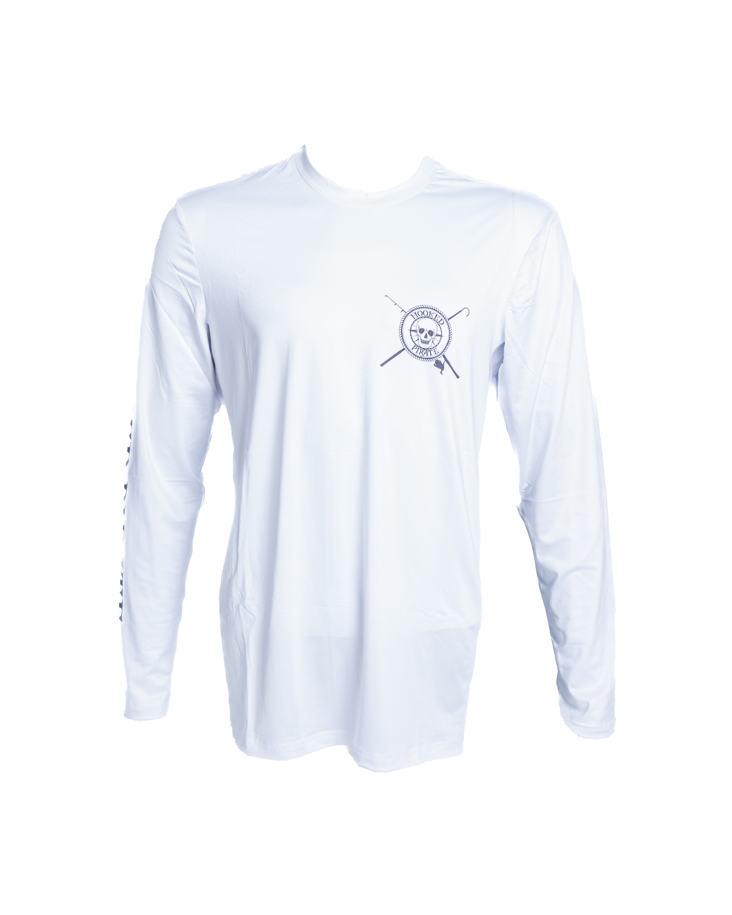 Men's White Long Sleeve UPF Shirt - UV Protection & Comfort for Outdoor Activities