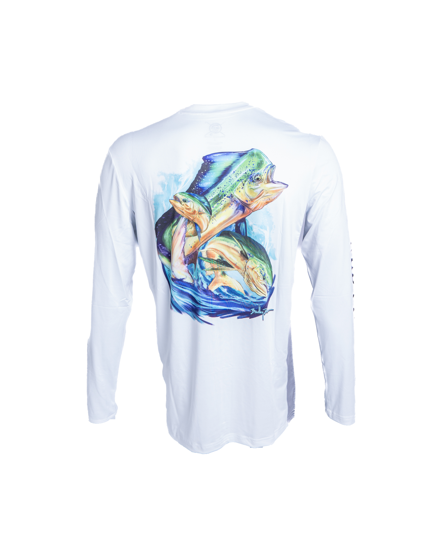 Men's White Long Sleeve UPF Shirt - UV Protection & Comfort for Outdoor Activities