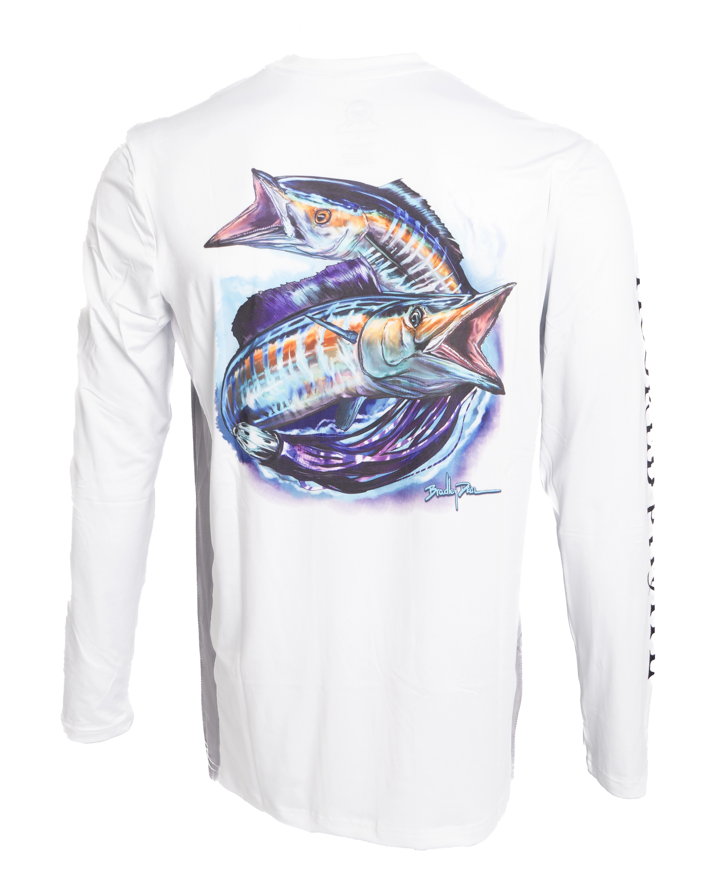 Men's White Long Sleeve UPF Shirt - UV Protection & Comfort for Outdoor Activities