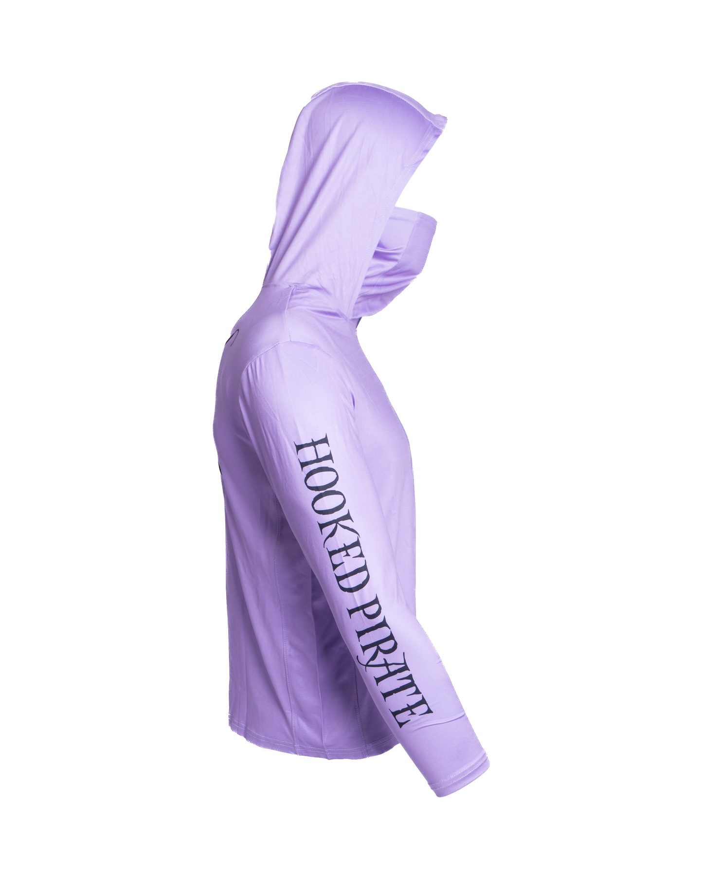 Youth Lavender Long Sleeve UPF Hoodie - UV Protection & Comfort for Outdoor Activities