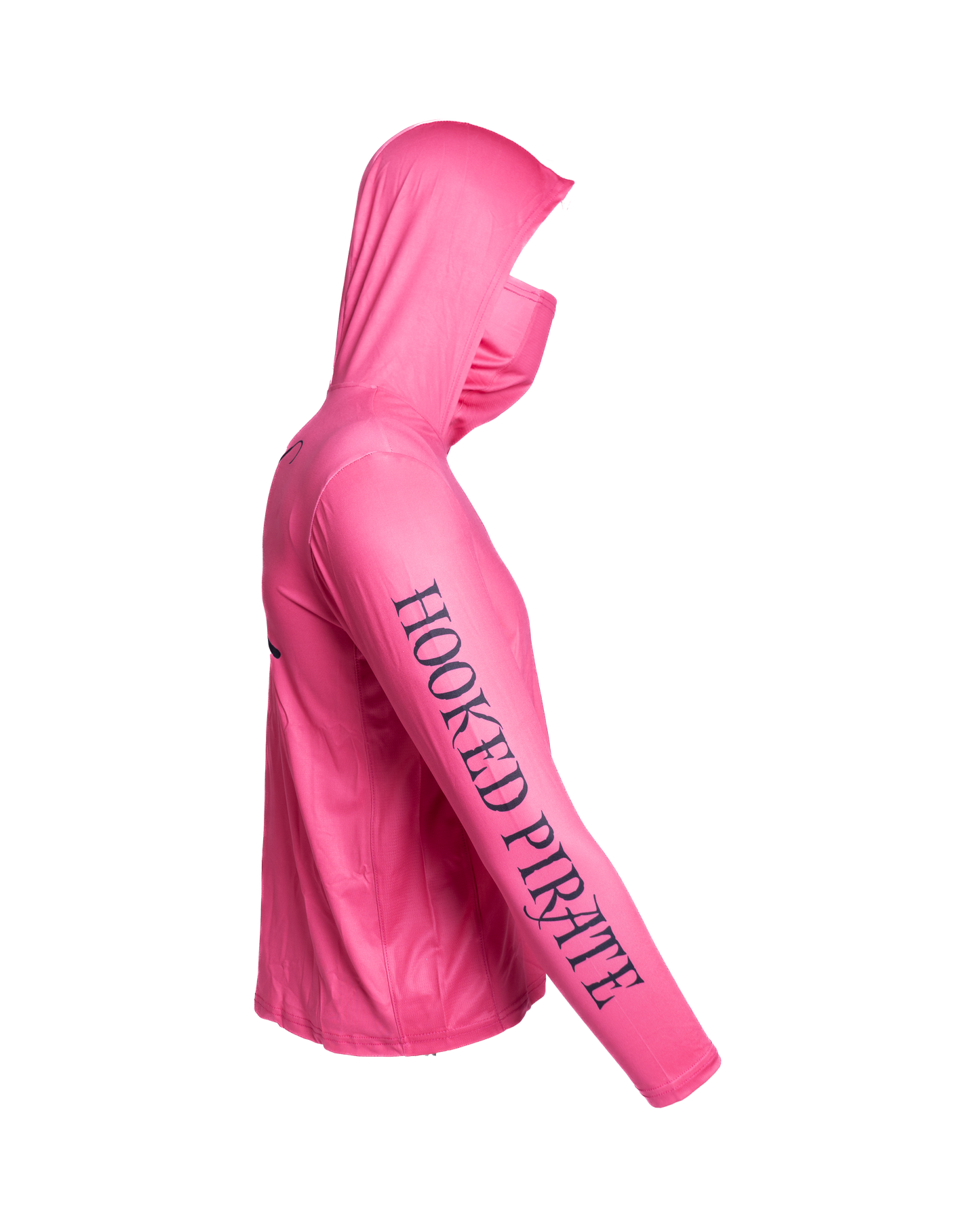 Youth Pink Long Sleeve UPF Hoodie - UV Protection & Comfort for Outdoor Activities