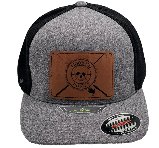 Grey/Black L/XL Flexfit Hat