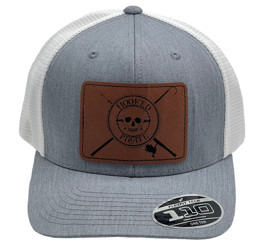 Grey/White Snapback Flexfit Hat