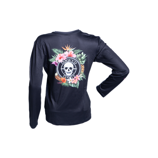 Women's Hawaiian Hooked Pirate Long Sleeve Shirt