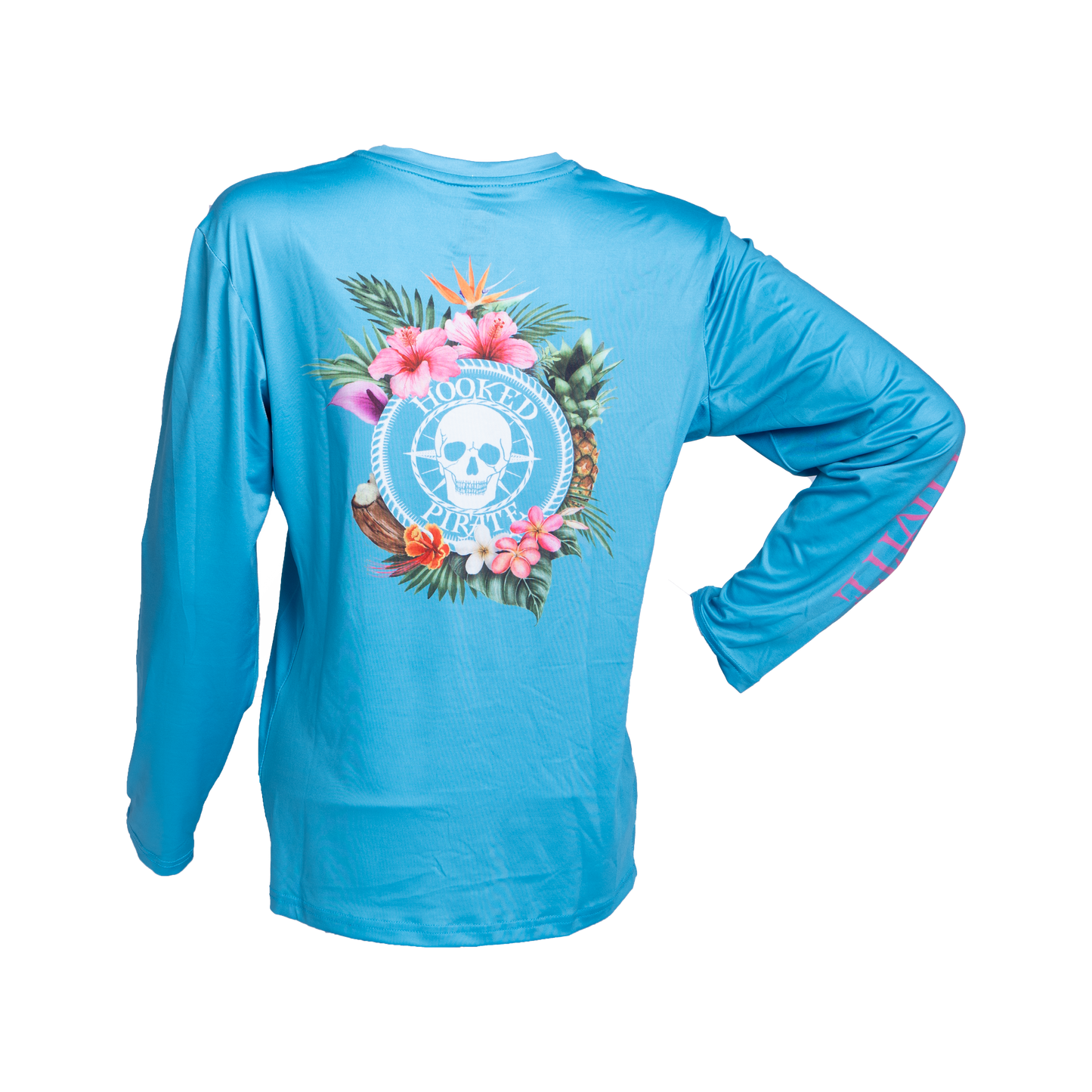 Women's Hawaiian Long Sleeve UPF Shirt - UV Protection & Comfort for Outdoor Activities