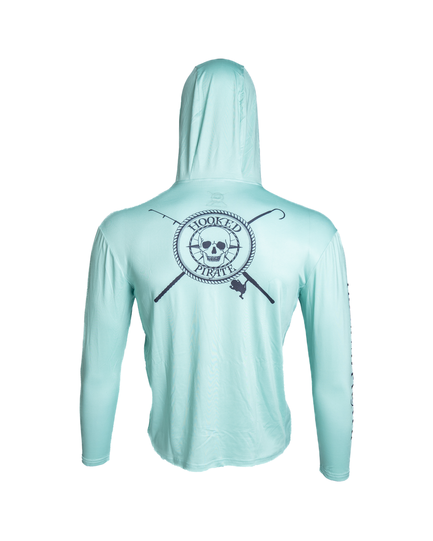 Youth Mint Long Sleeve UPF Hoodie - UV Protection & Comfort for Outdoor Activities