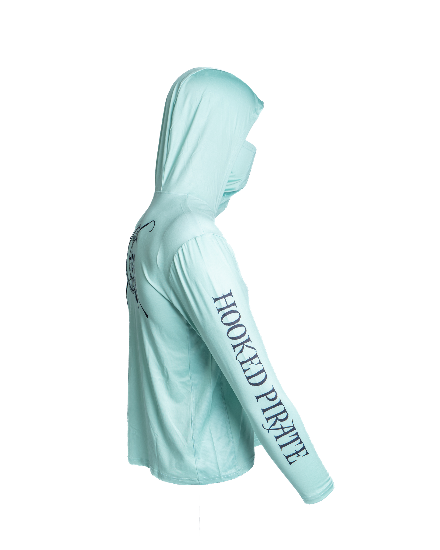 Youth Mint Long Sleeve UPF Hoodie - UV Protection & Comfort for Outdoor Activities